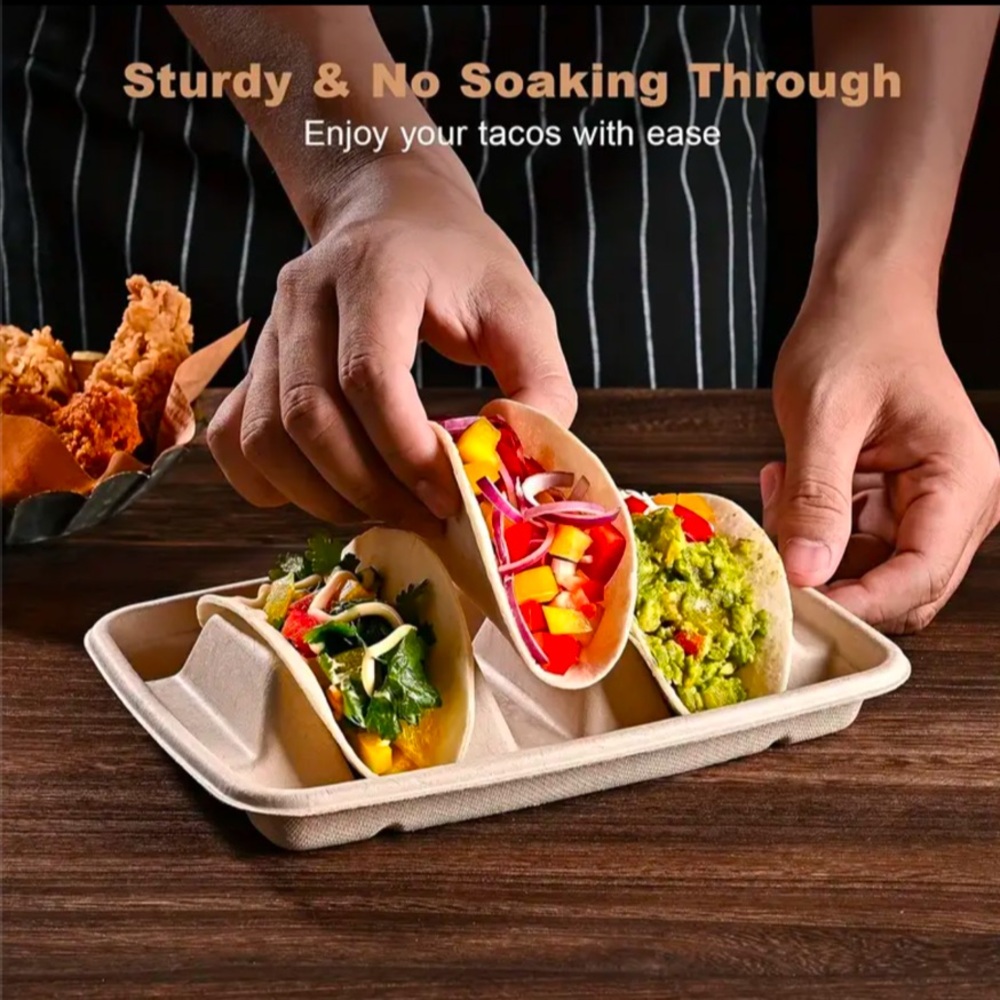Dishes, NWT, Set of 40, Taco Disposable Dishes, Get this Party Started - Picture 9 of 12
